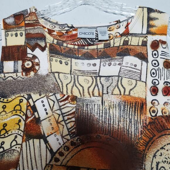 Chico's Sleeveless Knit Top - 1 / M - Picture 2 of 5